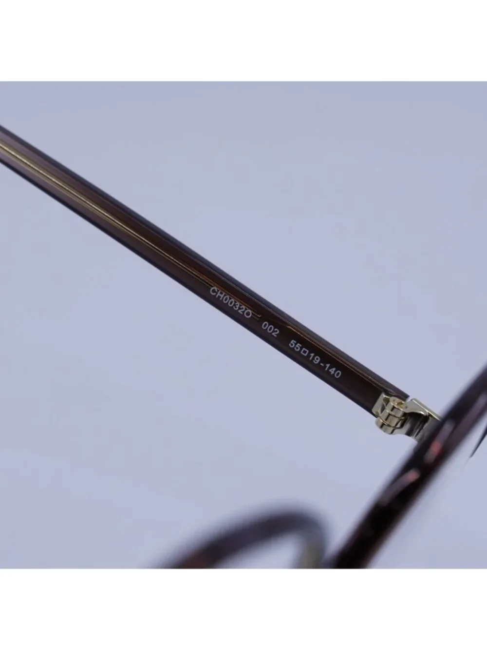 Chloe CH0032O 002 Eyeglasses Brown Gradient 55mm Round Frame
